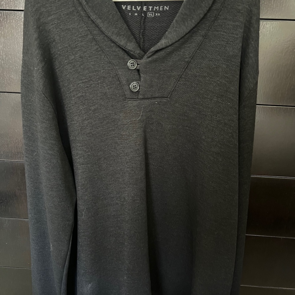 Velvet by Graham and Spencer Charcoal Sweater